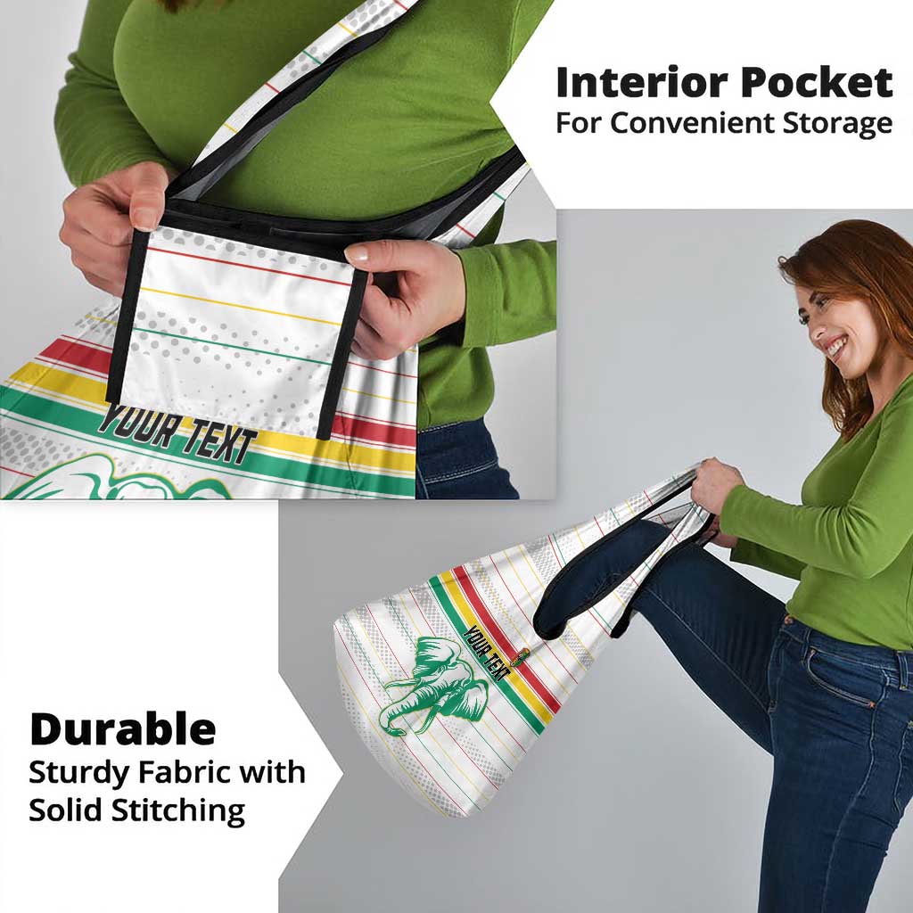 Custom Guinea Football Grocery Bag Go Champions