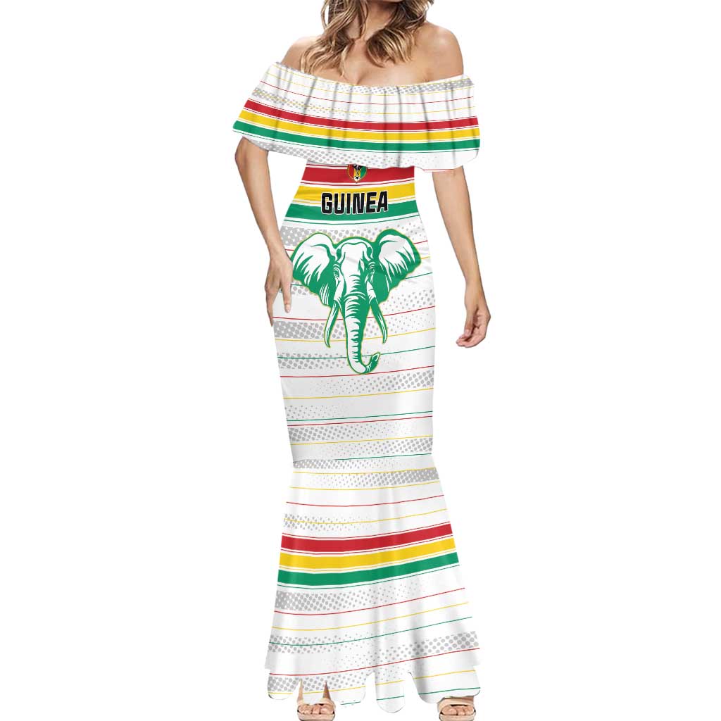 Custom Guinea Football Mermaid Dress Go Champions