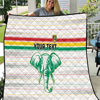 Custom Guinea Football Quilt Go Champions