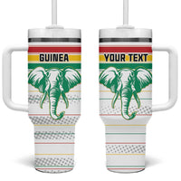 Custom Guinea Football Tumbler With Handle Go Champions