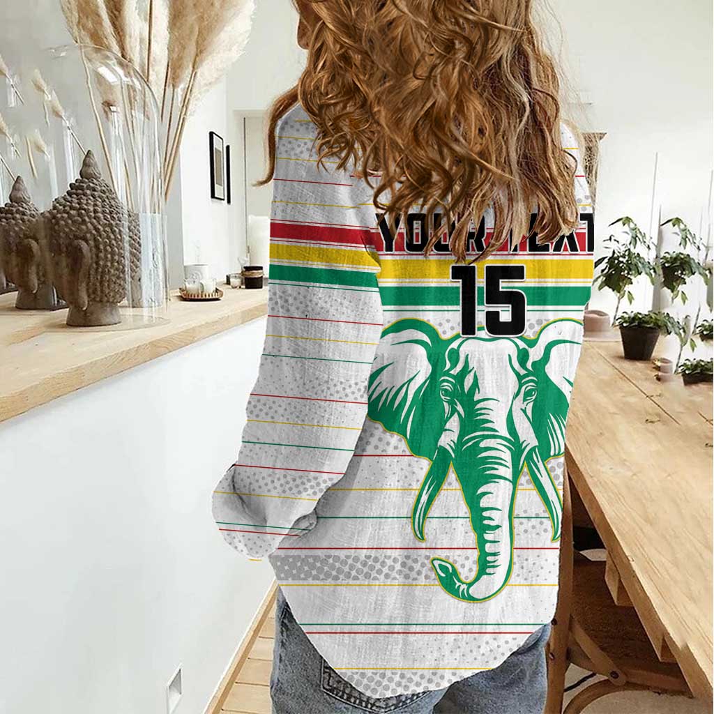 Custom Guinea Football Women Casual Shirt Go Champions