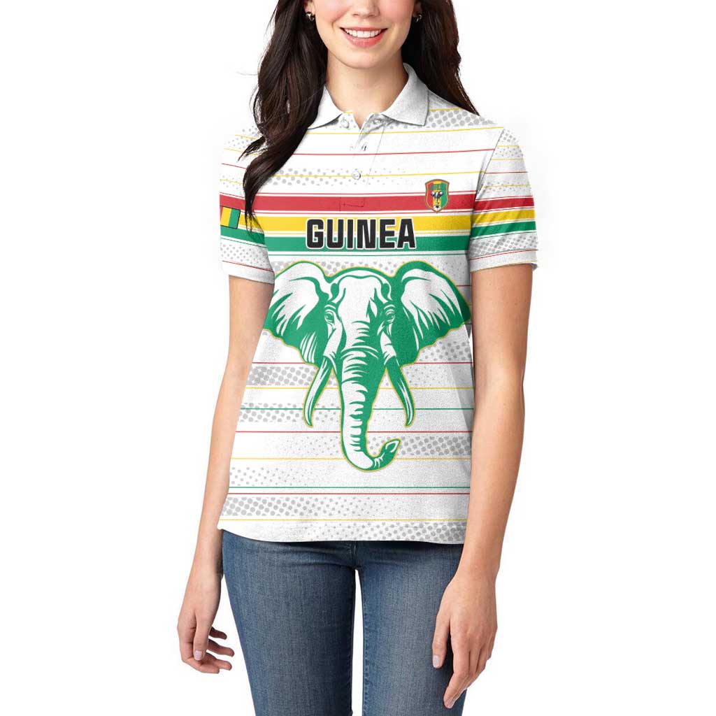 Custom Guinea Football Women Polo Shirt Go Champions