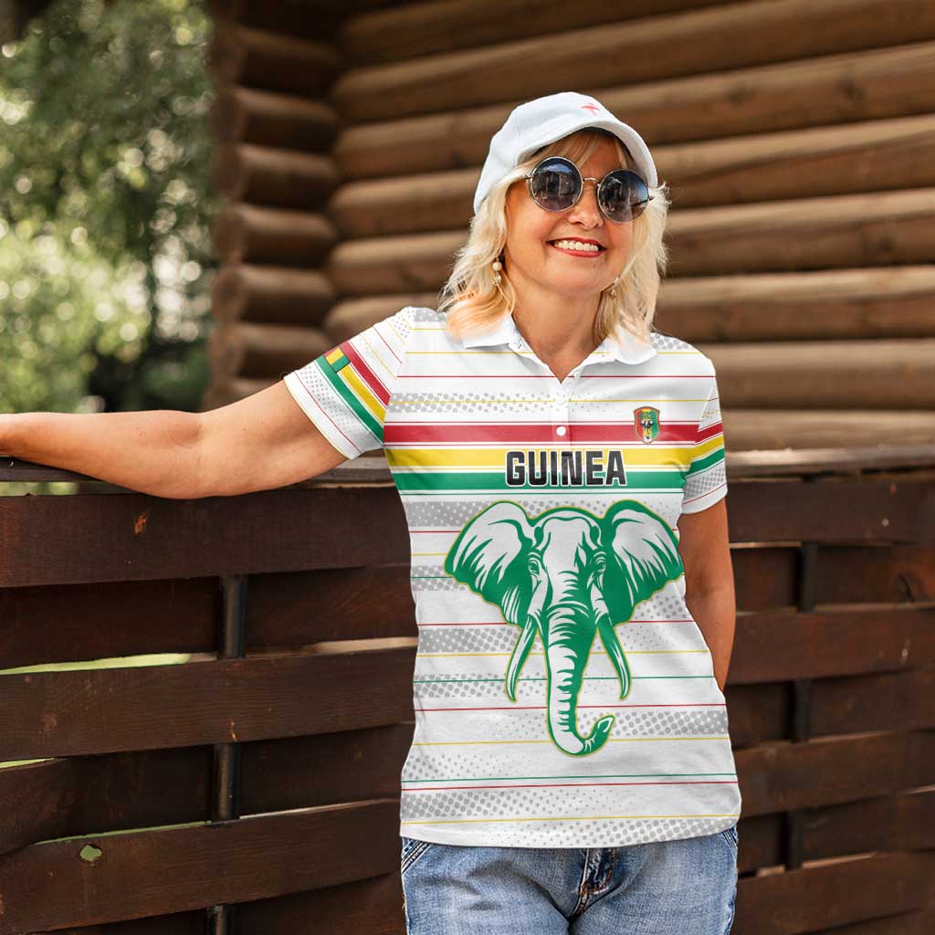 Custom Guinea Football Women Polo Shirt Go Champions