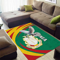 Guinea-Conakry Area Rug Coat Of Arms With Pigeon