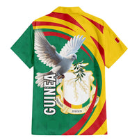 Guinea-Conakry Family Matching Mermaid Dress and Hawaiian Shirt Coat Of Arms With Pigeon