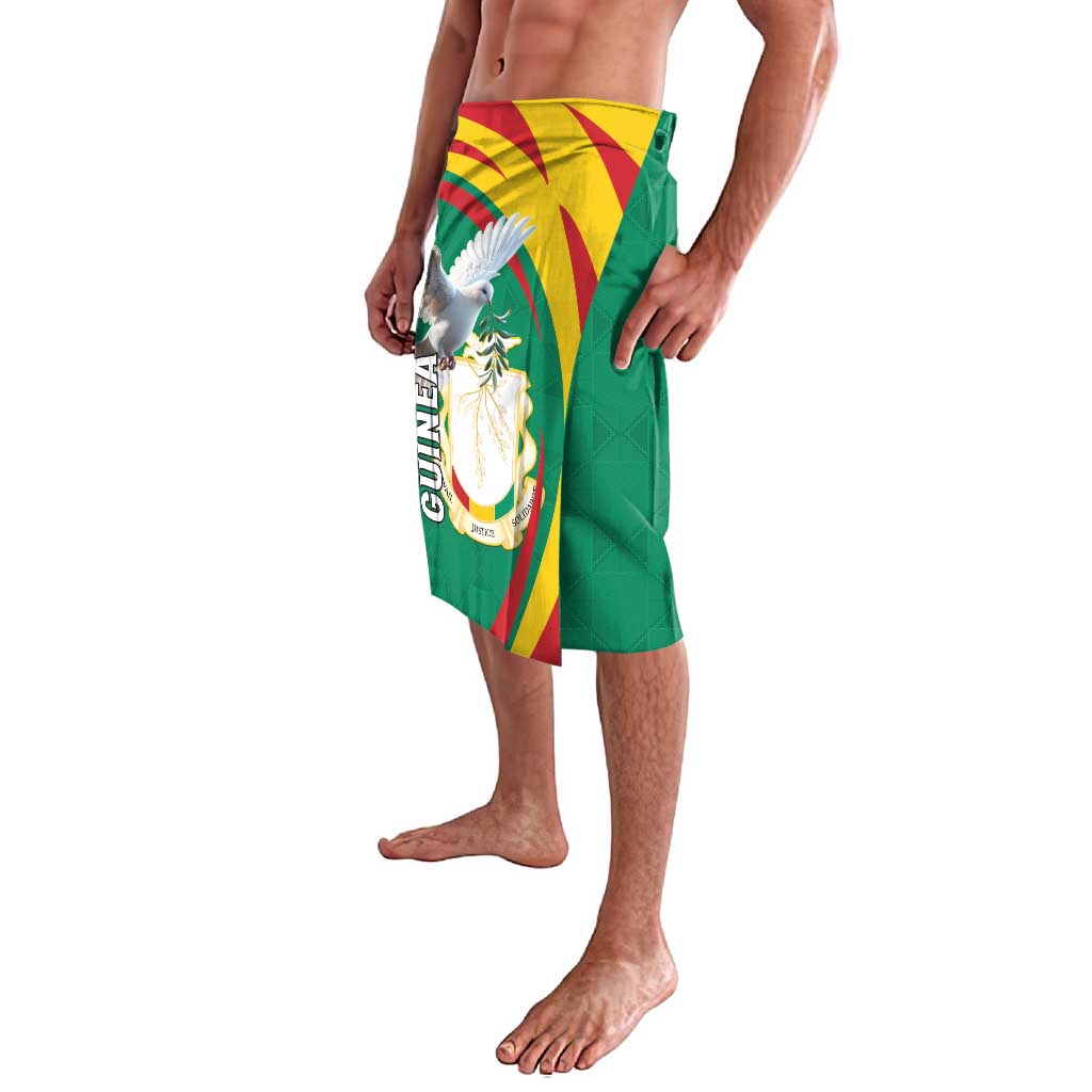 Guinea-Conakry Lavalava Coat Of Arms With Pigeon