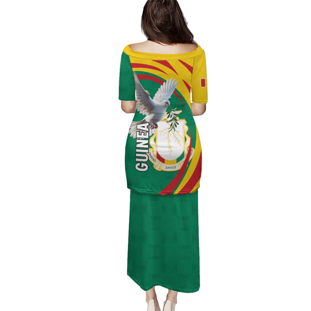 Guinea-Conakry Puletasi Coat Of Arms With Pigeon