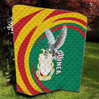 Guinea-Conakry Quilt Coat Of Arms With Pigeon