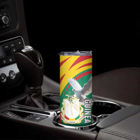 Guinea-Conakry Skinny Tumbler Coat Of Arms With Pigeon