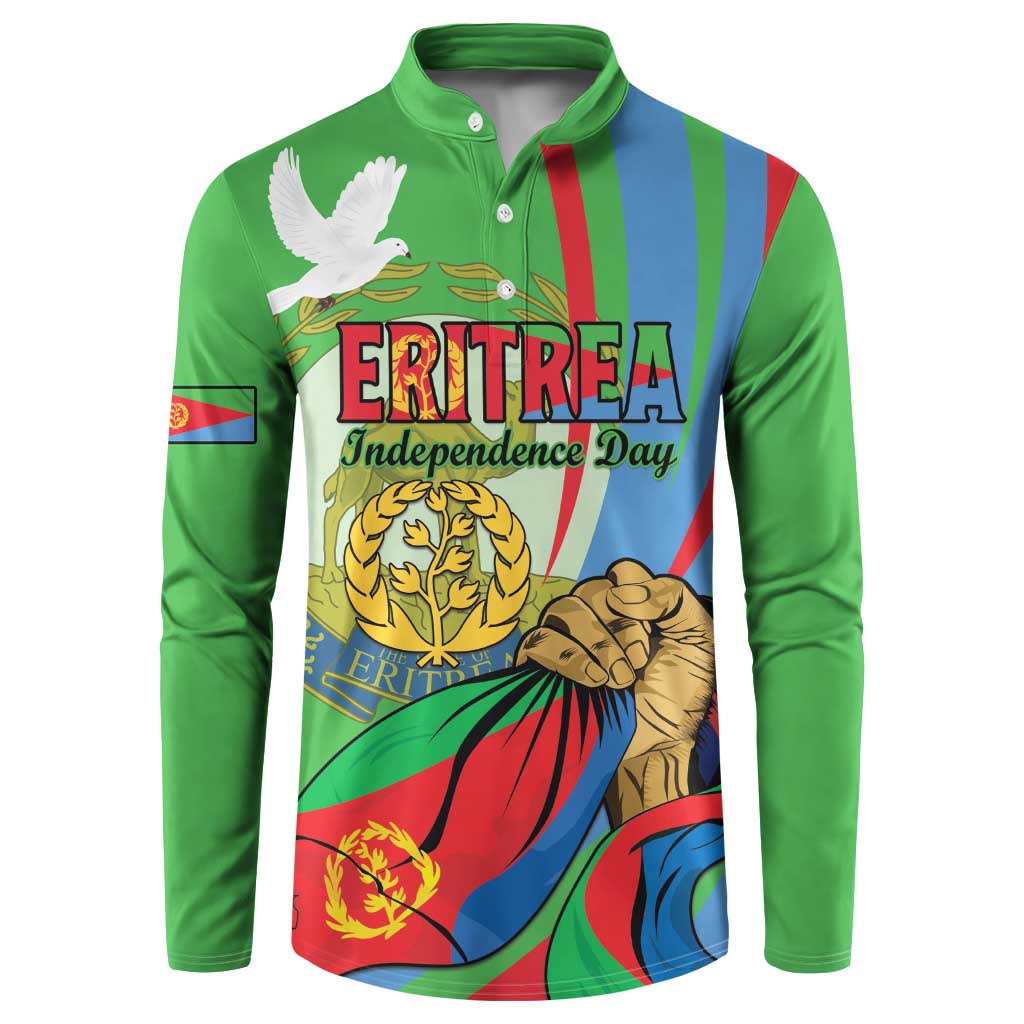 Eritrea Independence Day Button Sweatshirt 24th May