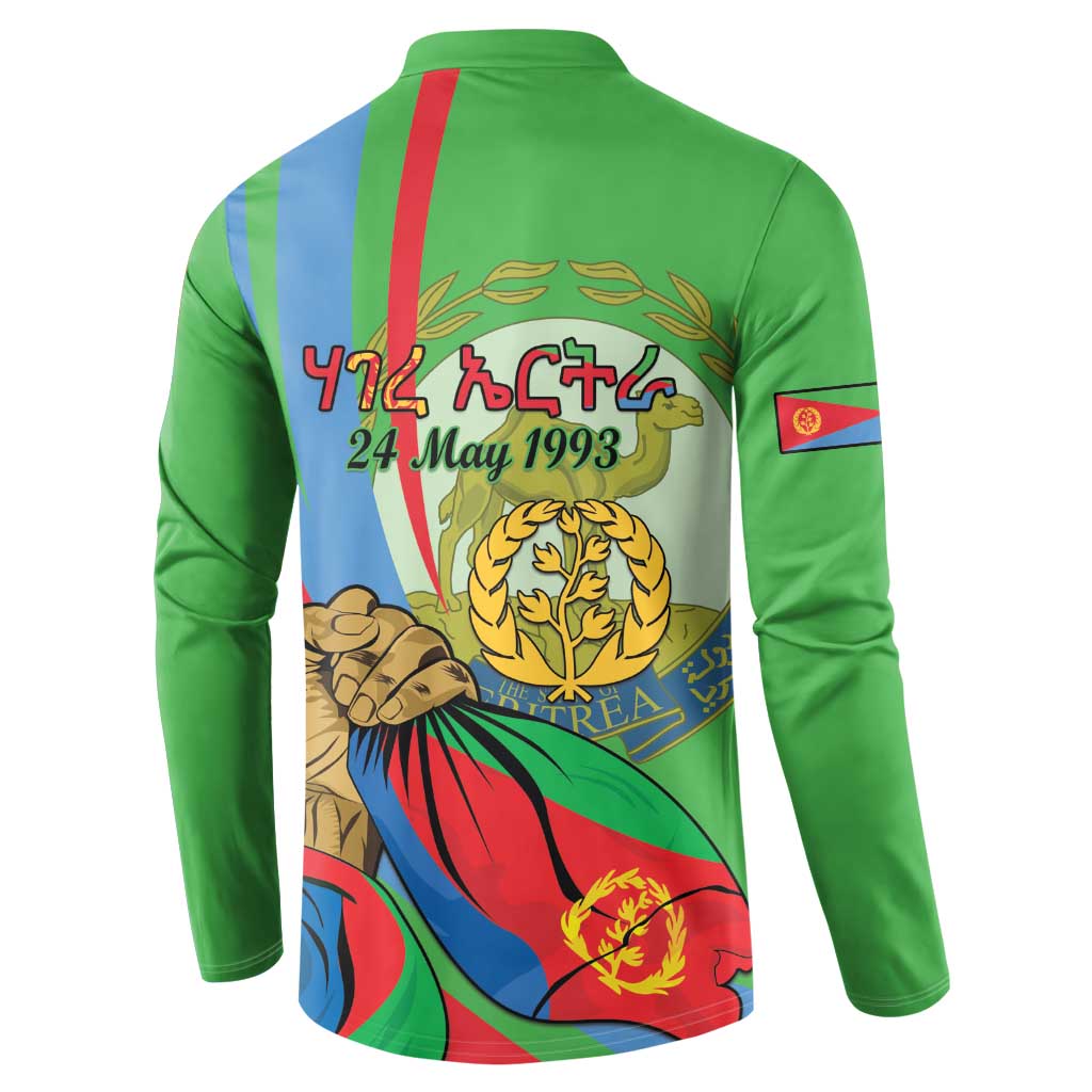 Eritrea Independence Day Button Sweatshirt 24th May