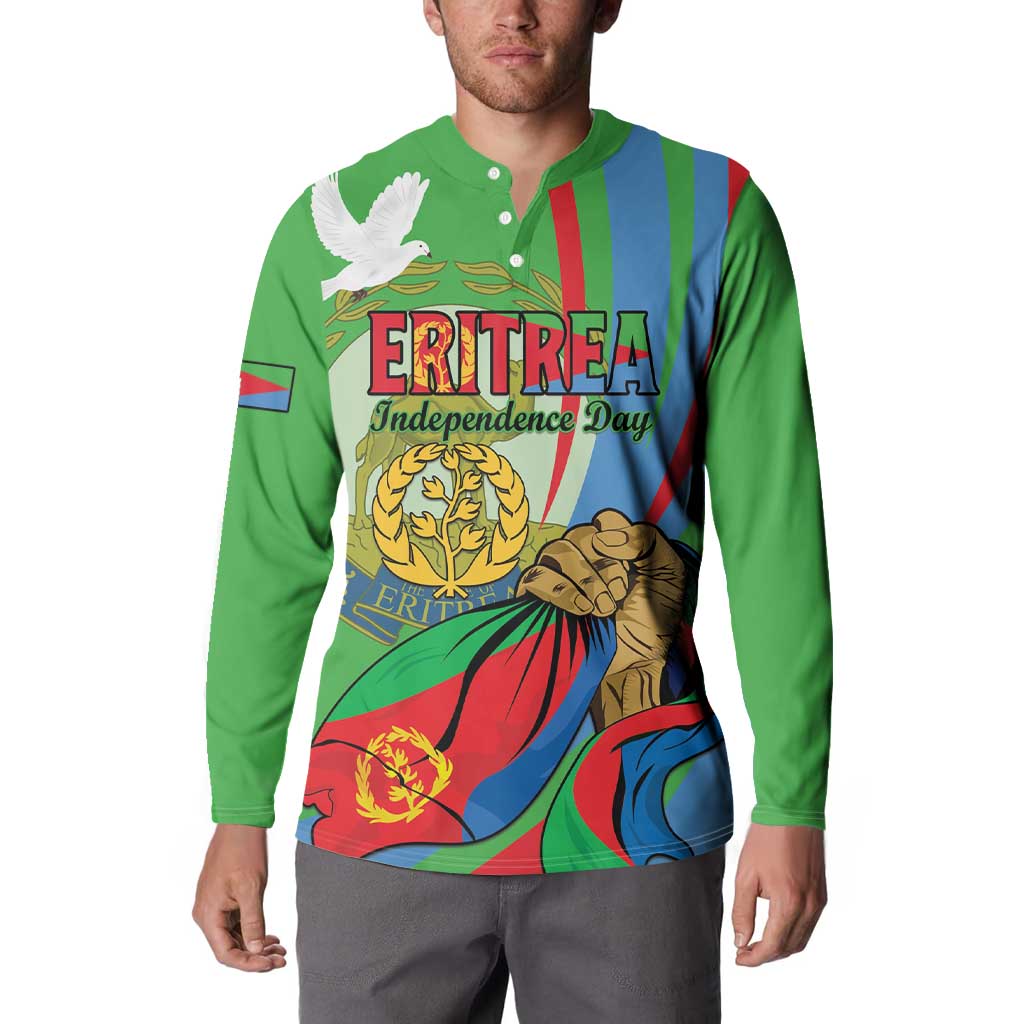 Eritrea Independence Day Button Sweatshirt 24th May