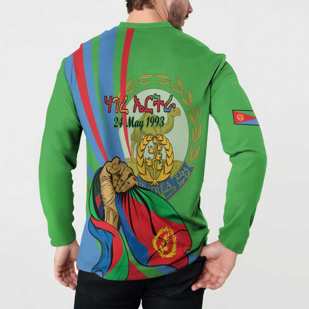 Eritrea Independence Day Button Sweatshirt 24th May