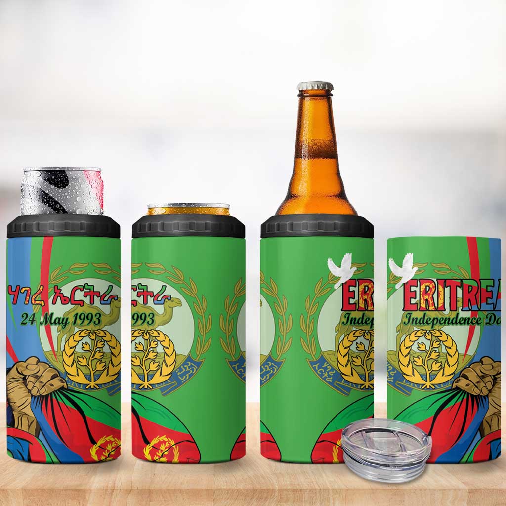Eritrea Independence Day 4 in 1 Can Cooler Tumbler 24th May