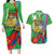 Eritrea Independence Day Couples Matching Long Sleeve Bodycon Dress and Hawaiian Shirt 24th May