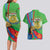 Eritrea Independence Day Couples Matching Long Sleeve Bodycon Dress and Hawaiian Shirt 24th May