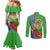 Eritrea Independence Day Couples Matching Mermaid Dress and Long Sleeve Button Shirt 24th May