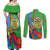 Eritrea Independence Day Couples Matching Off Shoulder Maxi Dress and Long Sleeve Button Shirt 24th May