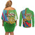 Eritrea Independence Day Couples Matching Off Shoulder Short Dress and Long Sleeve Button Shirt 24th May