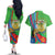 Eritrea Independence Day Couples Matching Off The Shoulder Long Sleeve Dress and Hawaiian Shirt 24th May