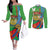 Eritrea Independence Day Couples Matching Off The Shoulder Long Sleeve Dress and Long Sleeve Button Shirt 24th May