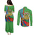 Eritrea Independence Day Couples Matching Puletasi and Long Sleeve Button Shirt 24th May