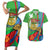 Eritrea Independence Day Couples Matching Short Sleeve Bodycon Dress and Hawaiian Shirt 24th May