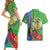 Eritrea Independence Day Couples Matching Short Sleeve Bodycon Dress and Hawaiian Shirt 24th May