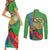 Eritrea Independence Day Couples Matching Short Sleeve Bodycon Dress and Long Sleeve Button Shirt 24th May