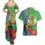 Eritrea Independence Day Couples Matching Summer Maxi Dress and Hawaiian Shirt 24th May