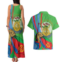 Eritrea Independence Day Couples Matching Tank Maxi Dress and Hawaiian Shirt 24th May