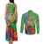 Eritrea Independence Day Couples Matching Tank Maxi Dress and Long Sleeve Button Shirt 24th May