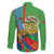 Eritrea Independence Day Family Matching Long Sleeve Bodycon Dress and Hawaiian Shirt 24th May