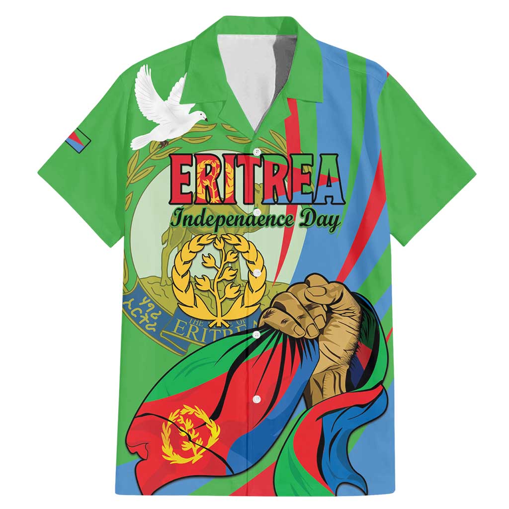 Eritrea Independence Day Family Matching Mermaid Dress and Hawaiian Shirt 24th May