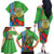 Eritrea Independence Day Family Matching Off The Shoulder Long Sleeve Dress and Hawaiian Shirt 24th May