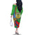Eritrea Independence Day Family Matching Off The Shoulder Long Sleeve Dress and Hawaiian Shirt 24th May