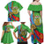 Eritrea Independence Day Family Matching Off Shoulder Maxi Dress and Hawaiian Shirt 24th May