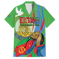 Eritrea Independence Day Family Matching Off Shoulder Short Dress and Hawaiian Shirt 24th May