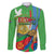 Eritrea Independence Day Family Matching Off Shoulder Short Dress and Hawaiian Shirt 24th May
