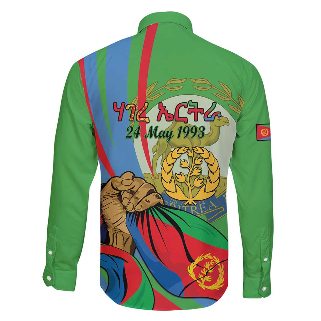 Eritrea Independence Day Family Matching Off Shoulder Short Dress and Hawaiian Shirt 24th May