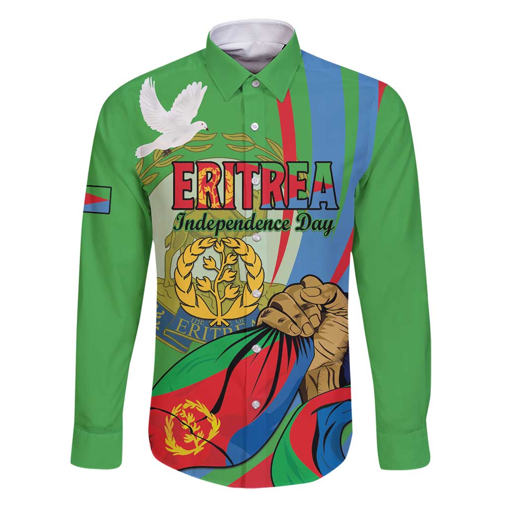 Eritrea Independence Day Family Matching Summer Maxi Dress and Hawaiian Shirt 24th May