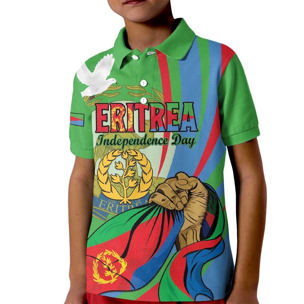Eritrea Independence Day Kid Polo Shirt 24th May