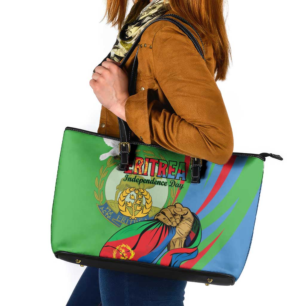 Eritrea Independence Day Leather Tote Bag 24th May