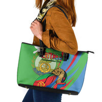 Eritrea Independence Day Leather Tote Bag 24th May