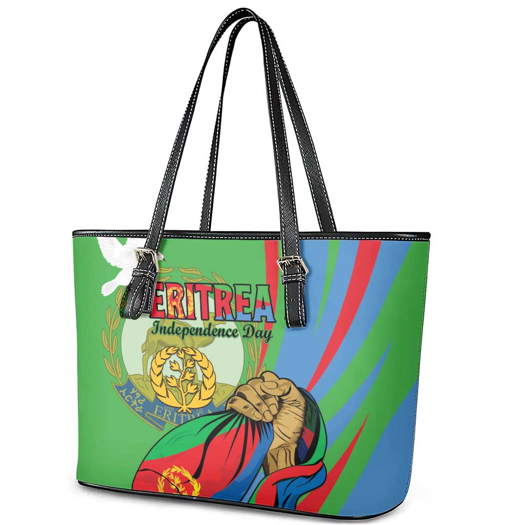 Eritrea Independence Day Leather Tote Bag 24th May