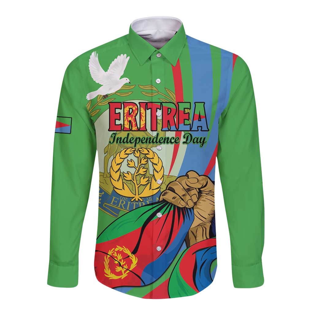 Eritrea Independence Day Long Sleeve Button Shirt 24th May