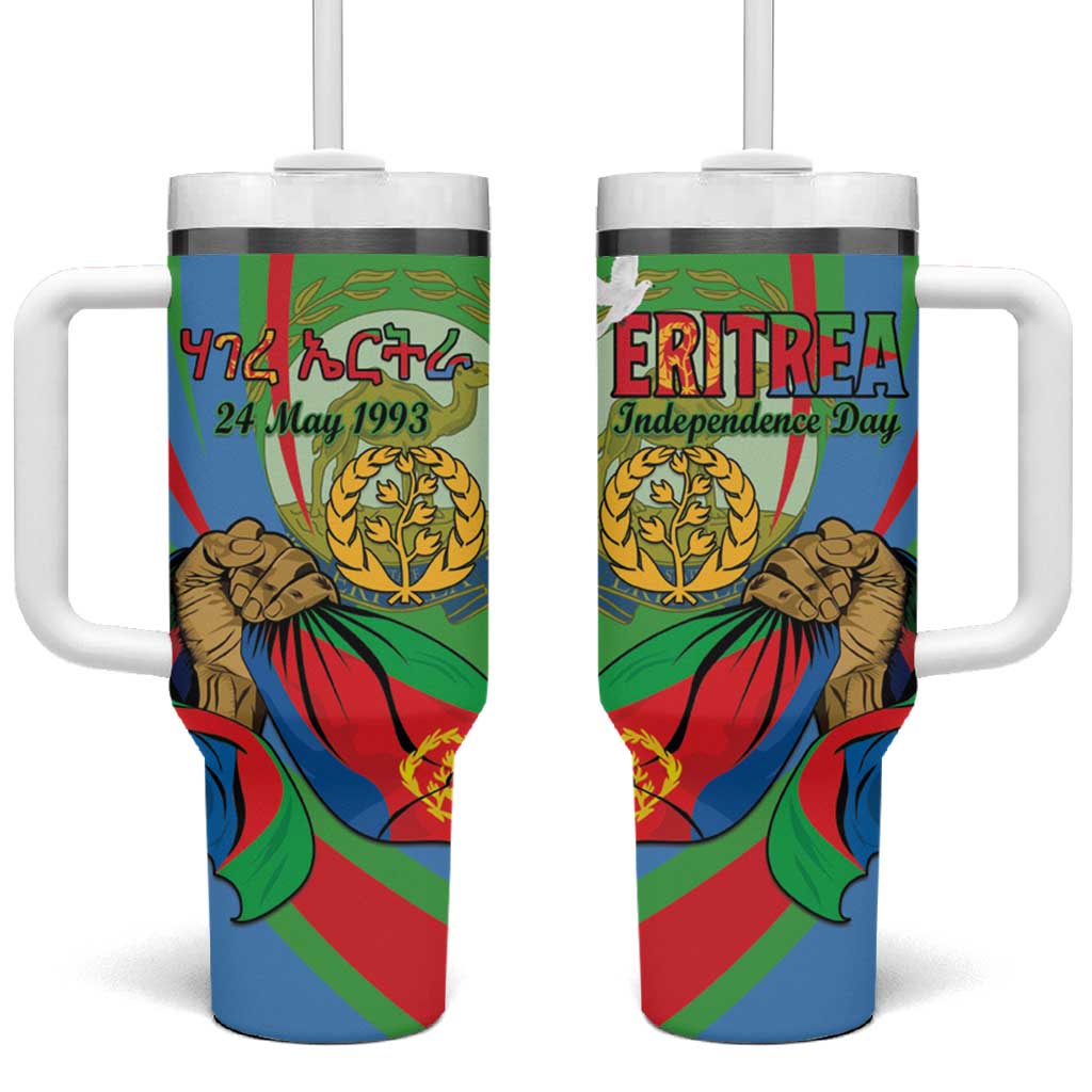 Eritrea Independence Day Tumbler With Handle 24th May