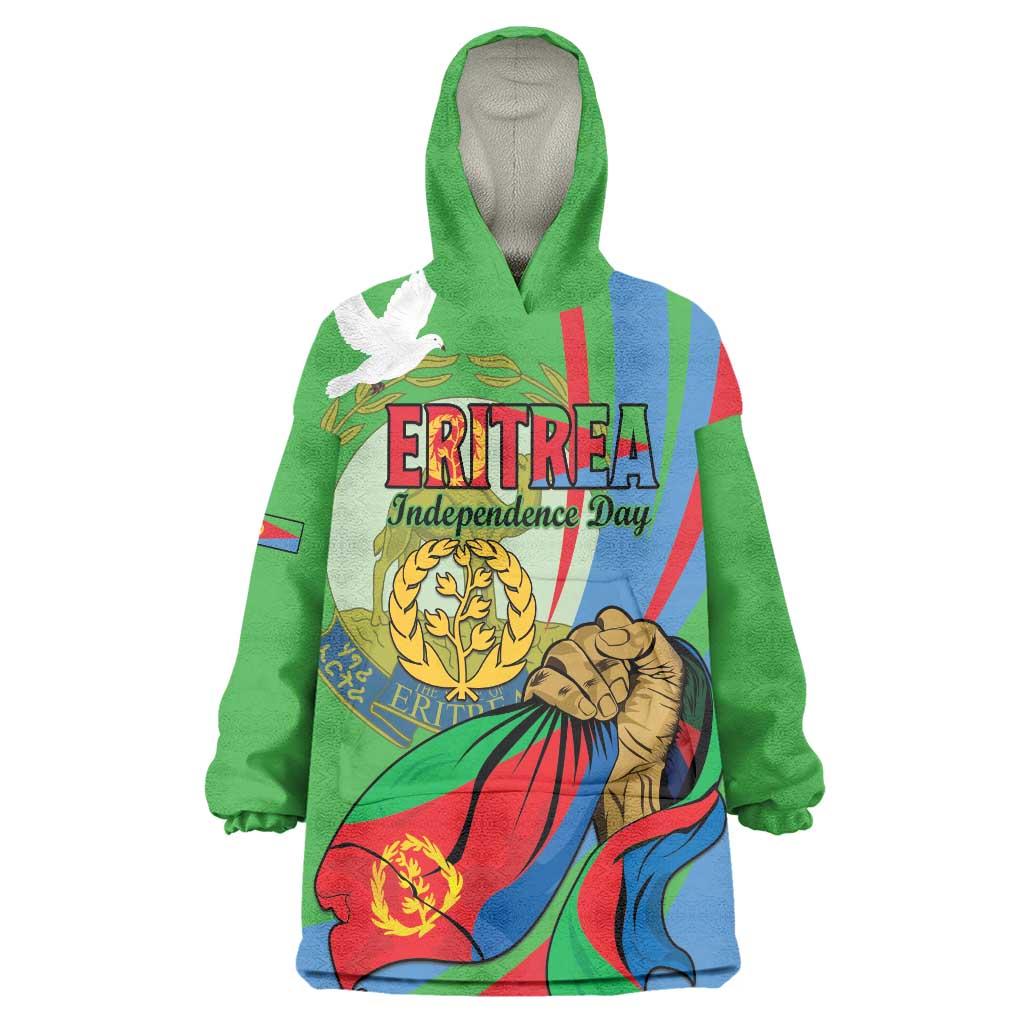 Eritrea Independence Day Wearable Blanket Hoodie 24th May