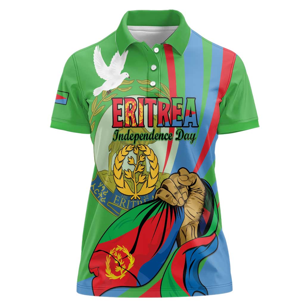 Eritrea Independence Day Women Polo Shirt 24th May