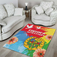 Personalised Eritrea Independence Day Area Rug Grunge Style